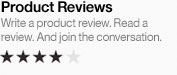Write a product review. Read a review. And join the conversation.