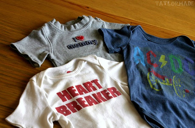Baby Onesie Cutoffs