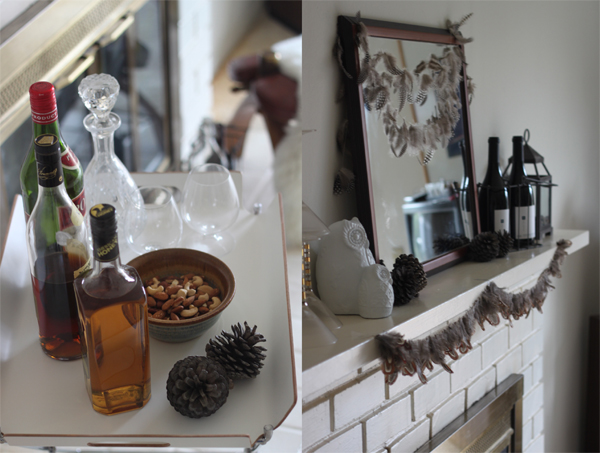 Halloween Decorations - Fall Mantel Accents 2