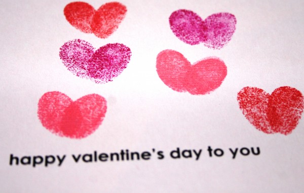 Thumb Print Valentine’s Day Cards 7