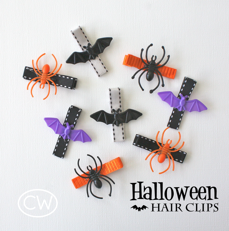 DIY Halloween Hair Clips - Crate&Kids Blog