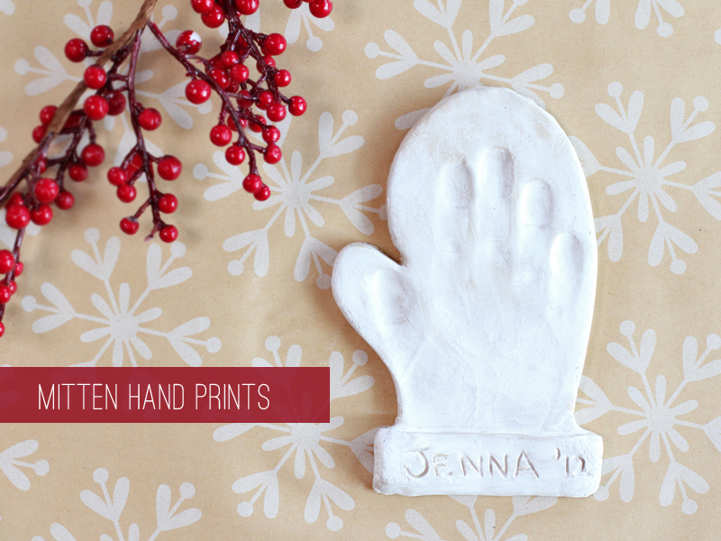 Mitten Hand Prints DIY