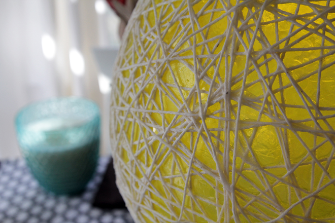 DIY Yarn Ball Light Fixture - Crate&Kids Blog