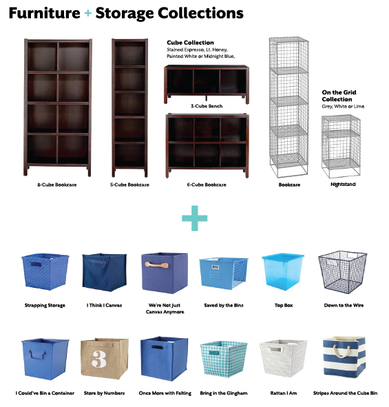 Mix and Match Storage Cube Collection