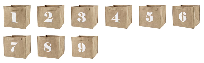 Store By Numbers Storage Collection | The Land of Nod