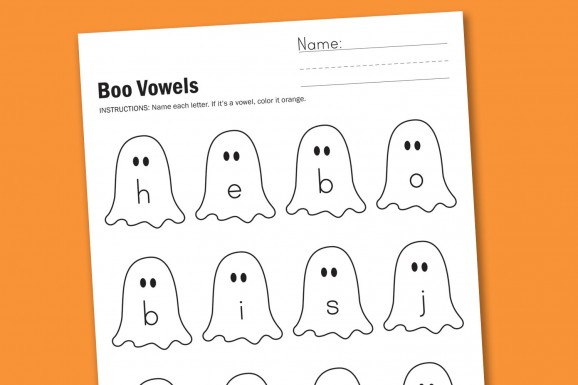 Printable ghost worksheet