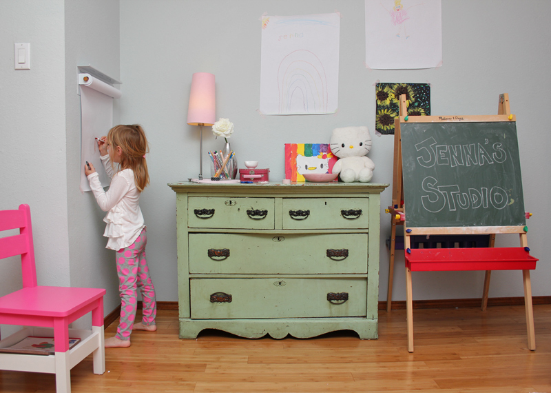 Create an Easy Art Studio | Honest to Nod