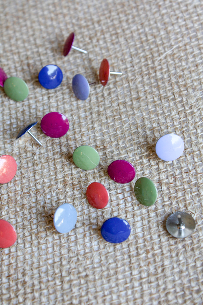 DIY Painted Thumbtacks