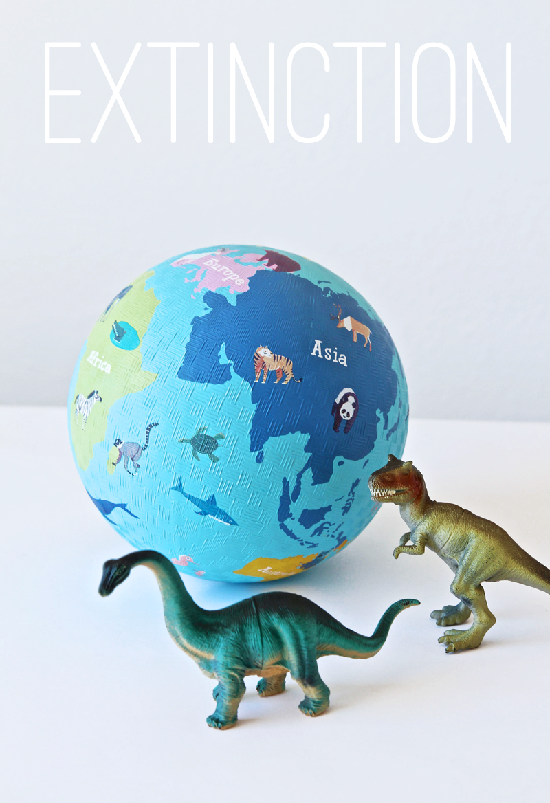 Extinction Dodge Ball Dinosaur Party Game