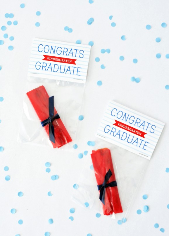 Congrats Graduate Fruit Roll Up Diplomas