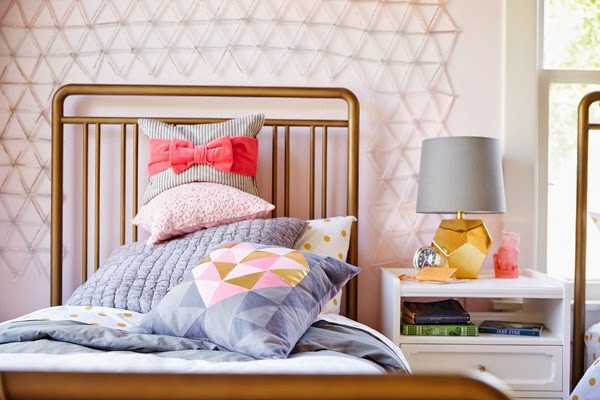 Room Decor DIY | Geometric Heart Pillow 