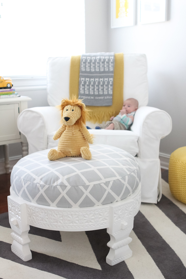 Yellow and Grey Nursery Design - 