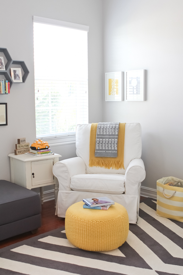 Yellow and Grey Nursery Design - 2