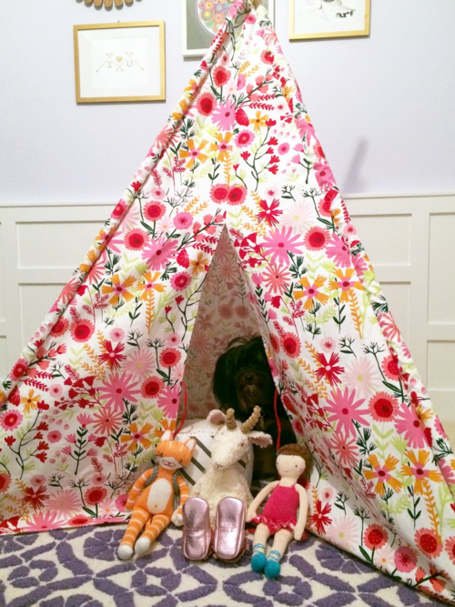 Kids Floral Teepee