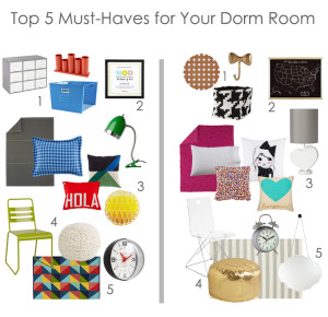 Top 5 Dorm Room Must-Haves