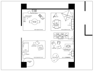 Baby2Baby Playroom Design Reveal Room layout