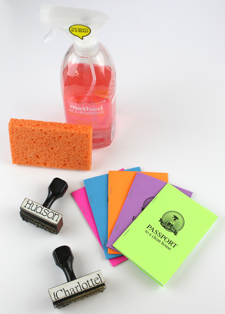 Kids Cleaning Checklists - Cleaning Passports