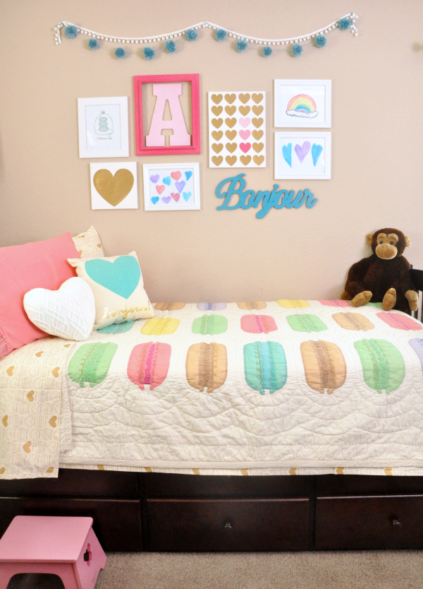 Macaron-Inspired Girls Bedroom Makeover - 1