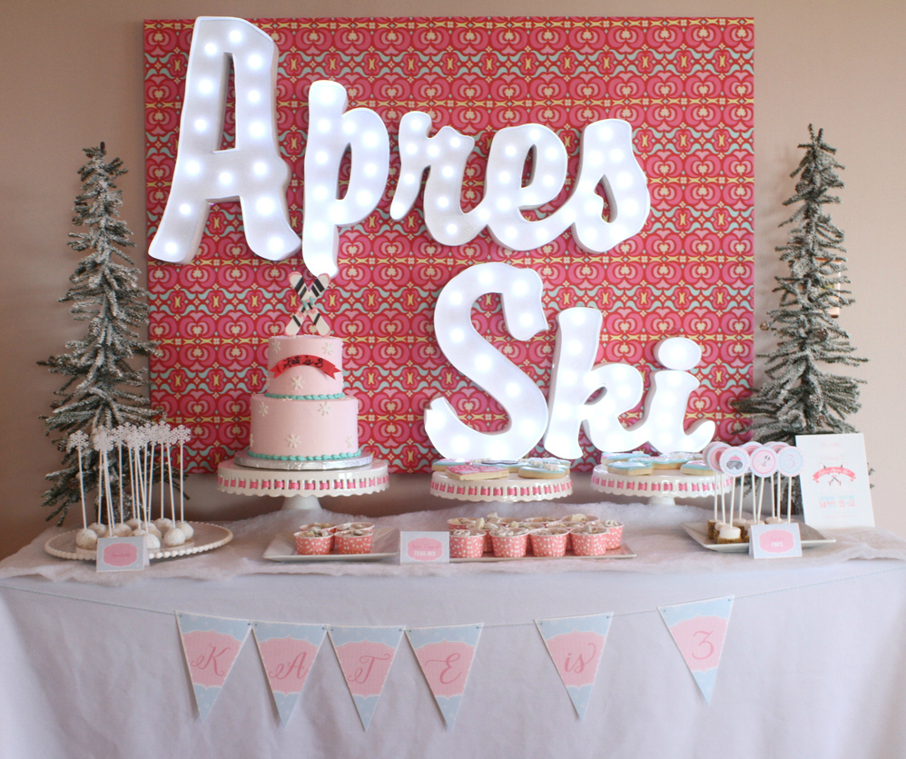 Apres ski themed birthday party at Kingdom - Little Olives Photography