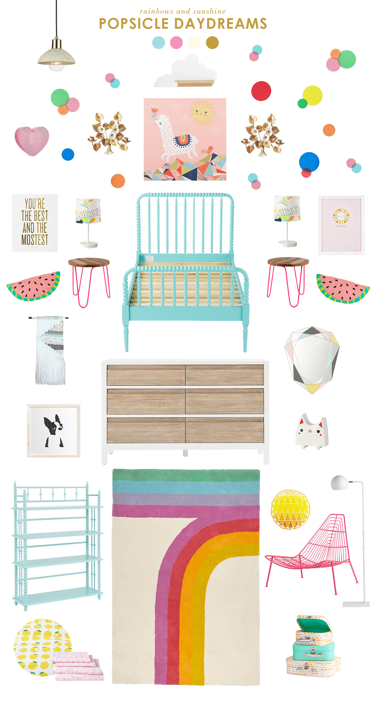 Popsicle Dreams - 80's Inspired Kids Room