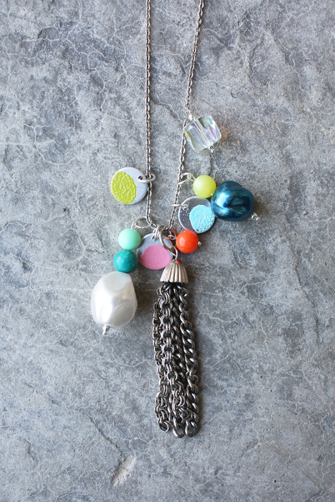 DIY Fingerprint Charm Necklace