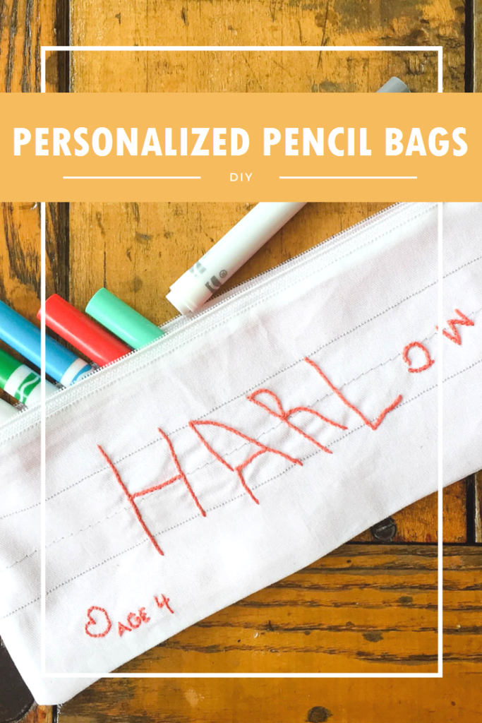 PErsonalized Pencil Bags