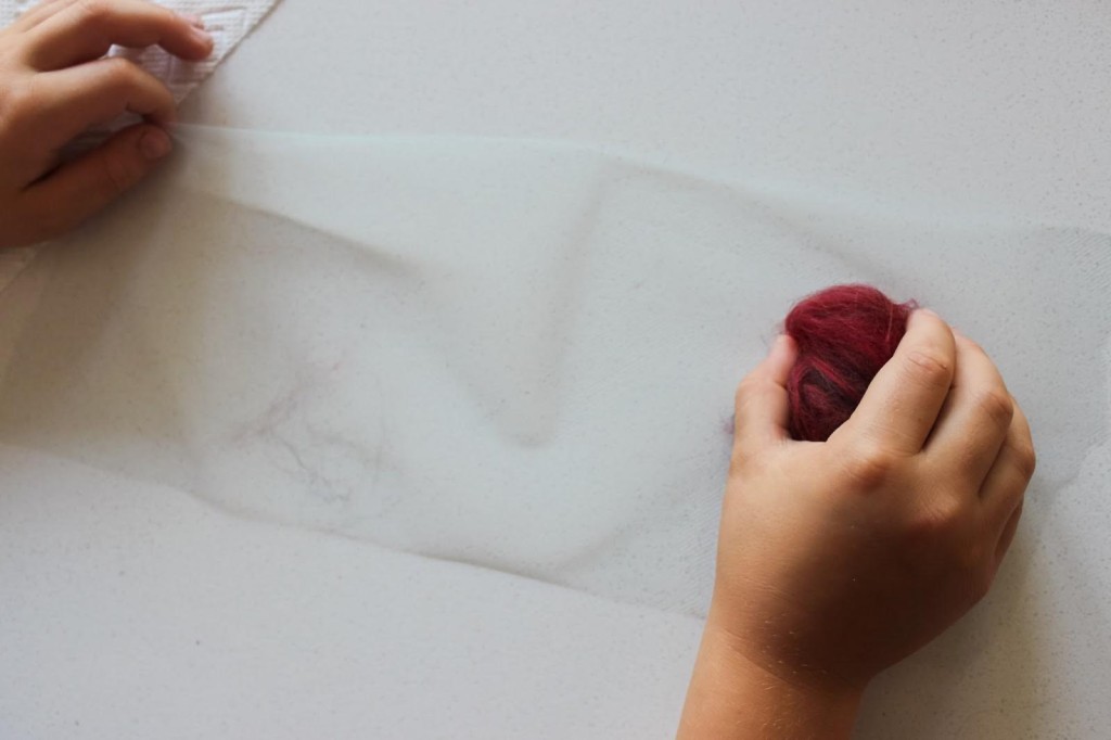 DIY Felted Stones - Step 2