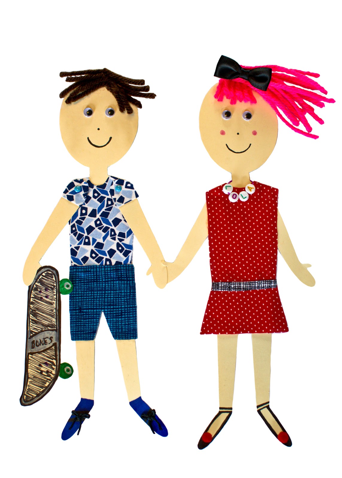 DIY Paper Dolls Craft Crate&Kids Blog