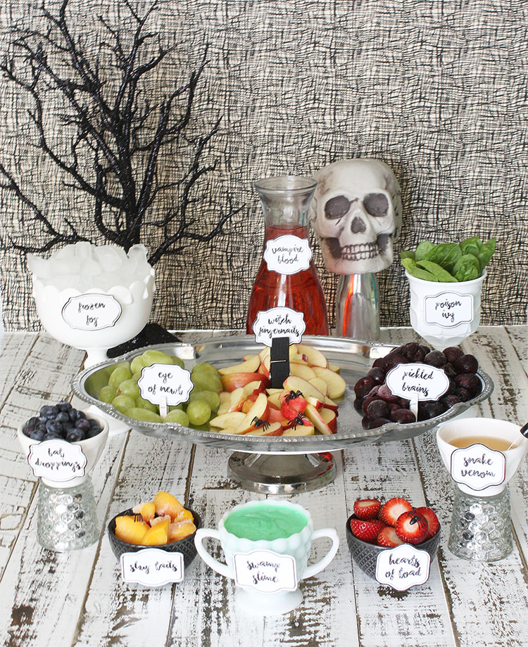 Spooky Halloween Smoothie Bar