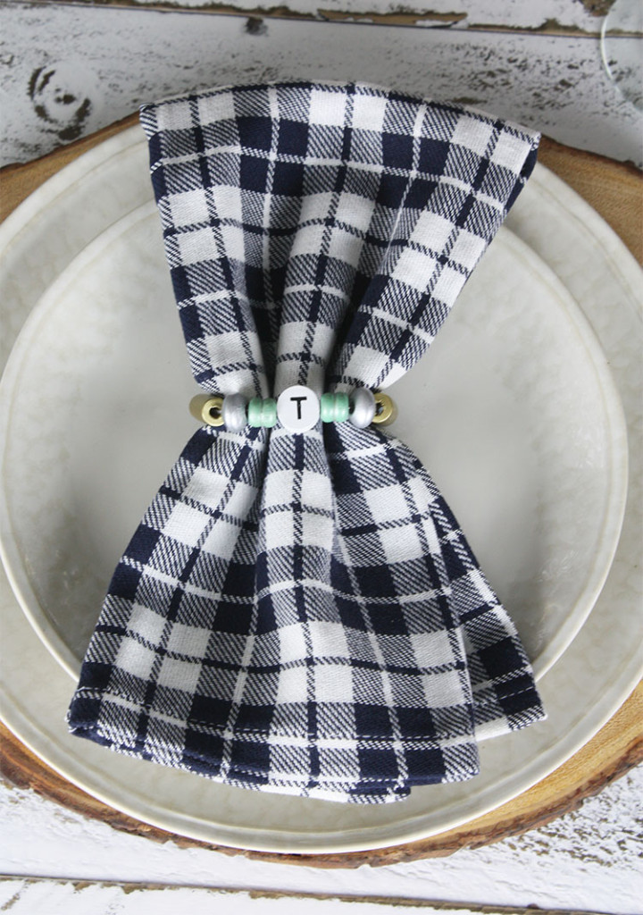DIY Beaded Napkin Rings DIY Beaded Napkin Rings