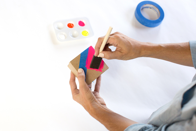 DIY Color-Blocked Advent Calendar 