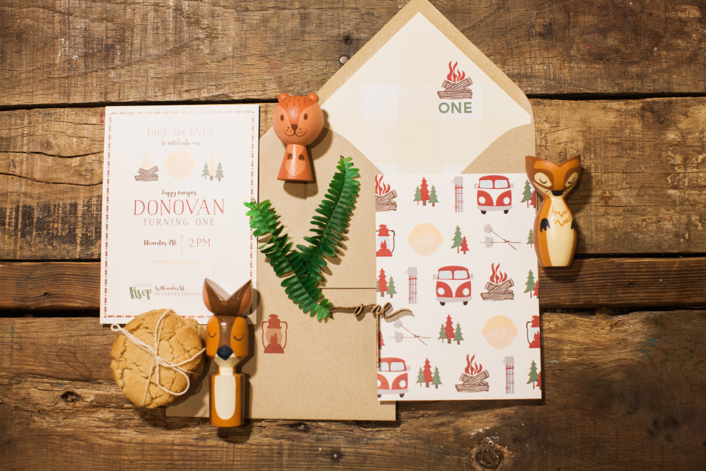 Camping Themed First Birthday Party