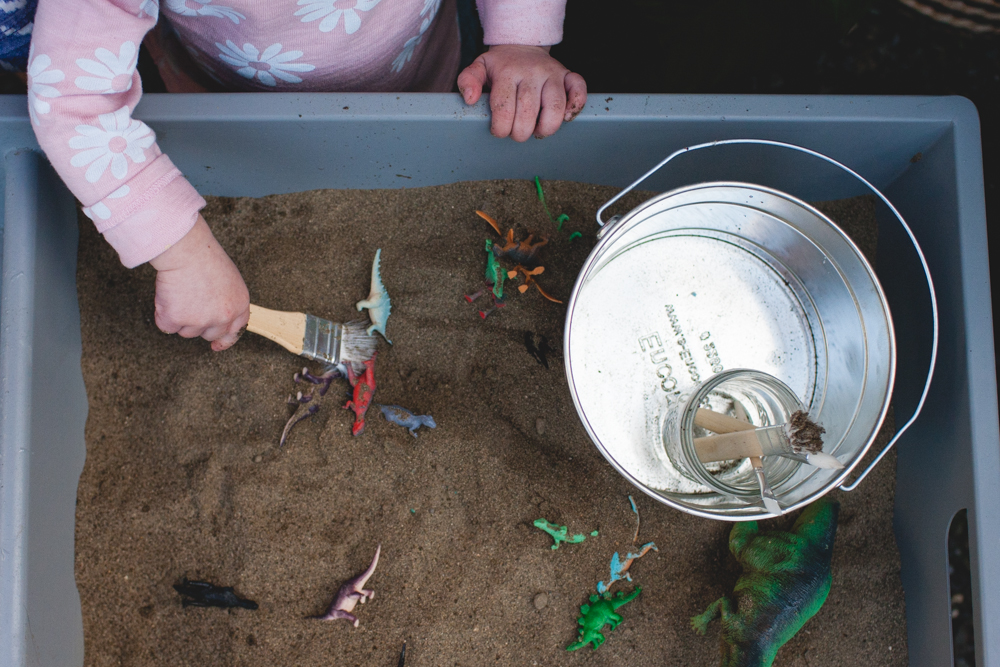 DIY Dinosaur Excavation Sensory Activity