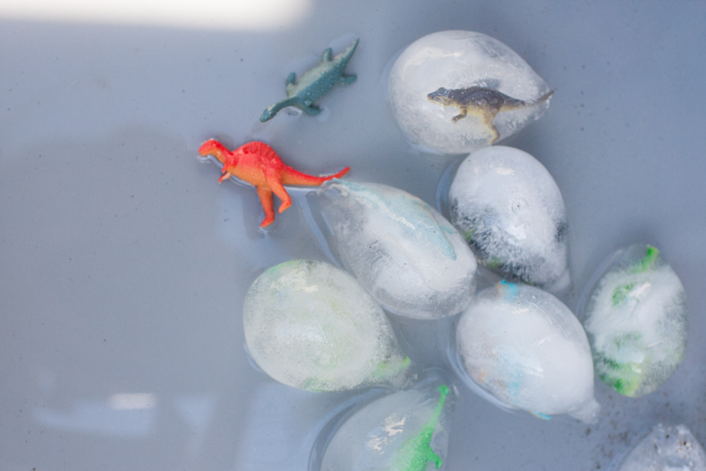 DIY Dinosaur Excavation Sensory Activity