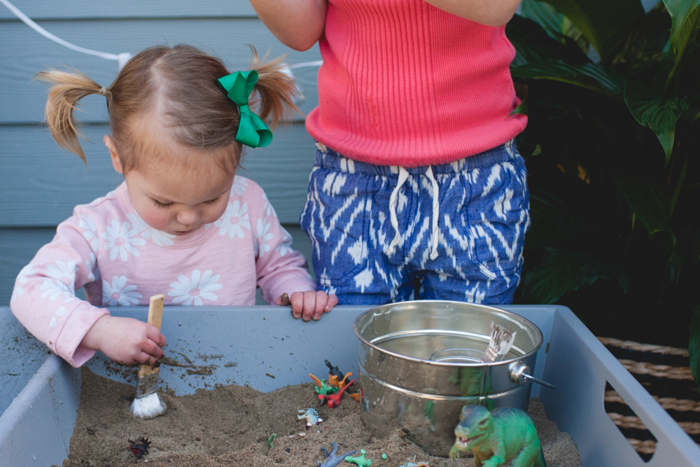 DIY Dinosaur Excavation Sensory Activity