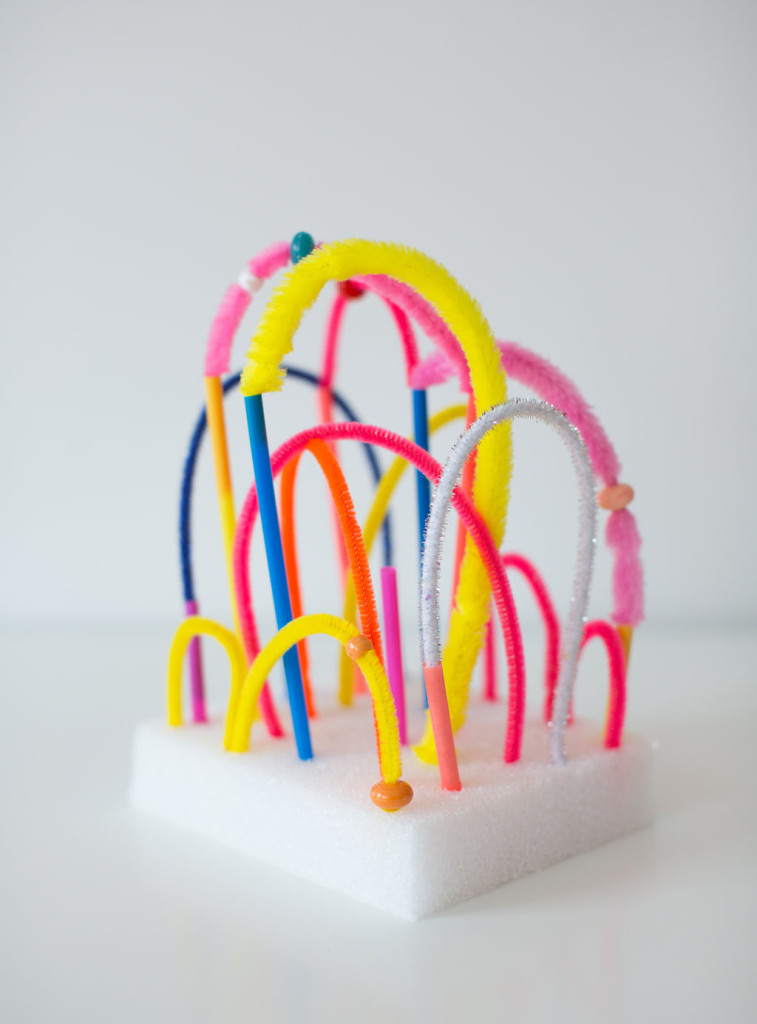 DIY Pipe Cleaner & Straw Sculptures