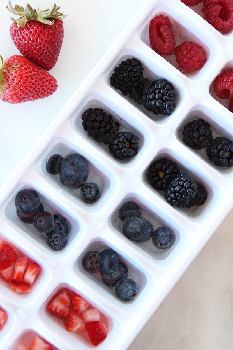 Summer Berry Ice Cubes - The Harvest Kitchen