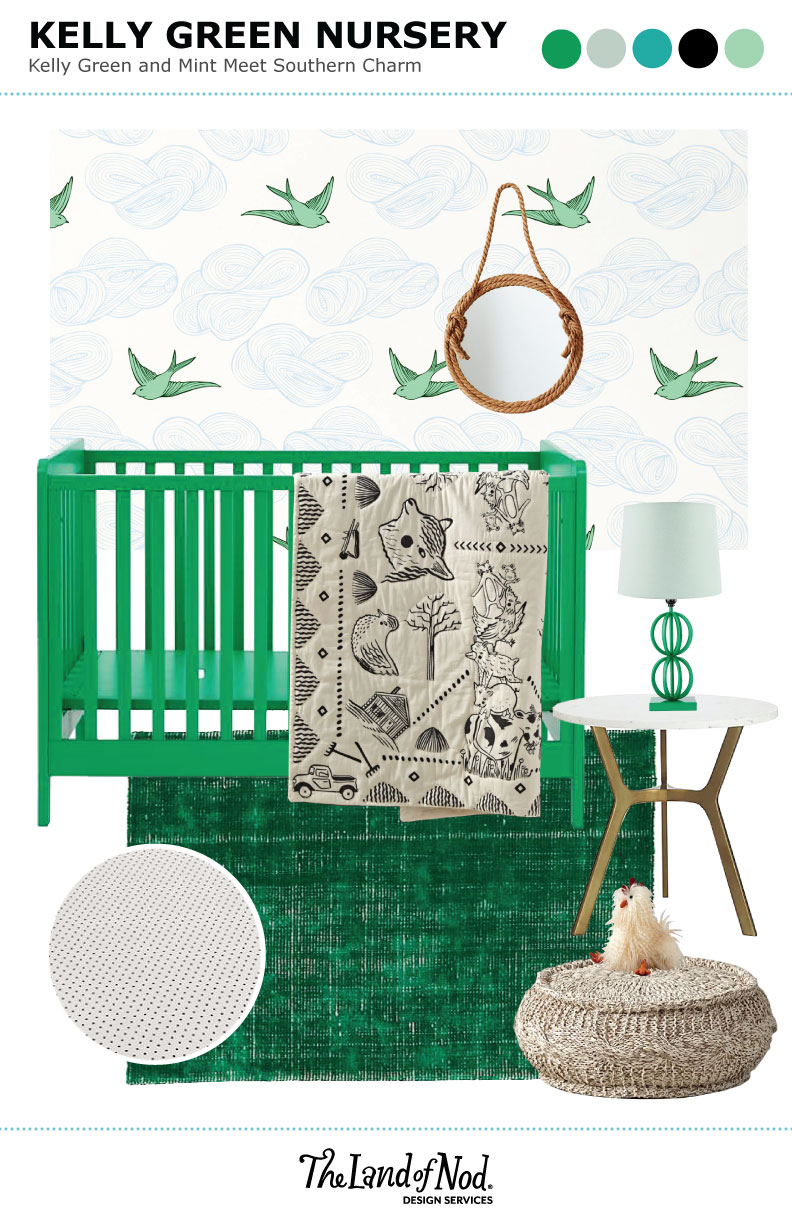 Kelly Green Nursery - Crate&Kids Blog