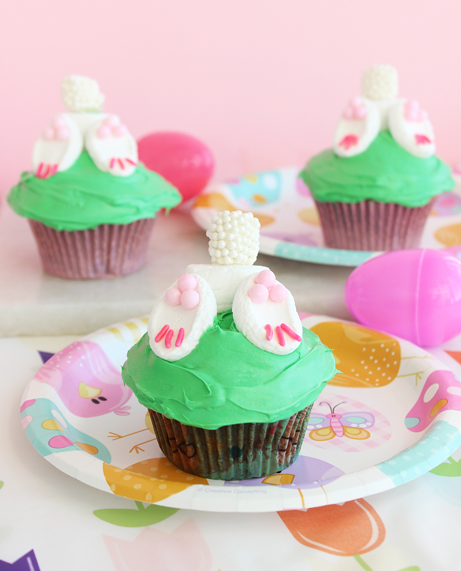 Coconut Sugar Bunny Cupcakes