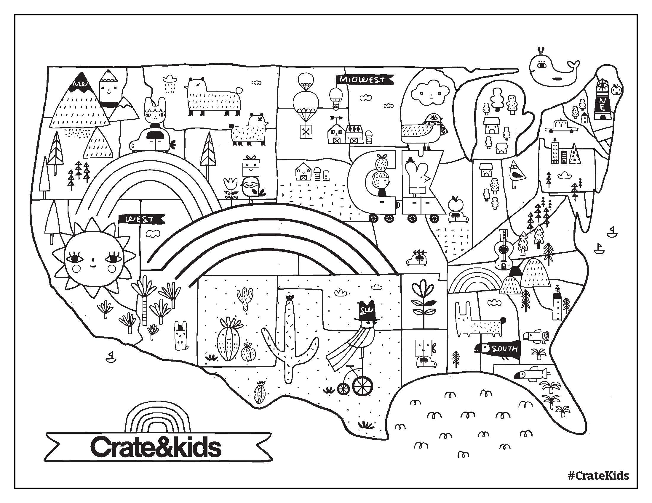 Crate and Kids Free Printable Coloring Page - Crate&Kids Blog